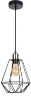 Lampy sufitowe - Candellux Lampa wisząca czarna + patyna druciany klosz Primo 31-00262 31-00262 - miniaturka - grafika 1