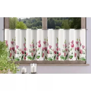 Zazdrostka woalowa drukowana Gaura wys. 50 cm - 50 cm - Firany - miniaturka - grafika 1