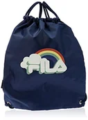 Plecaki - FILA Unisex dziecięcy Bohicon Rainbow Small Sport Drawstring Backpack-Medieval Blue-OneSize plecak, Medieval Blue, jeden rozmiar - miniaturka - grafika 1