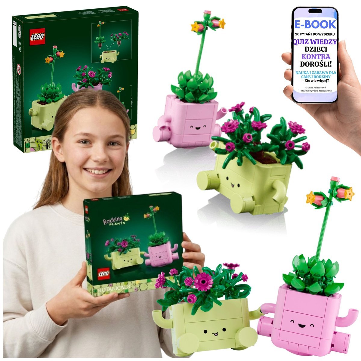 LEGO PREZENT DLA DZIEWCZYNKI Botanicals Bujające Się Roślinki 11506 + E-BOOK-2