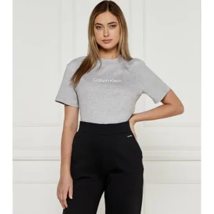 Calvin Klein T-shirt HERO LOGO | Regular Fit - Koszulki i topy damskie - miniaturka - grafika 1