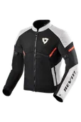 Odzież motocyklowa - Kurtka Motocyklowa Rev'It! GT-R Air 3 Złamany Biały/Neonowy CzerwonyS - miniaturka - grafika 1
