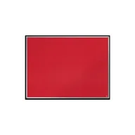 Tablice i flipcharty - Tablica filcowa ogłoszeniowa NOBO ESSENCE 90x120cm czerwona /1904067/ - miniaturka - grafika 1