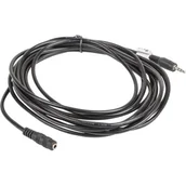 Kable - Lanberg LANBERG Kabel Minijack Minijack M/F 5M AKLAGAA00000012 - miniaturka - grafika 1