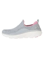 Kapcie damskie - Skechers Slippersy "D'Lux Walker 2.0" w kolorze szarym - miniaturka - grafika 1