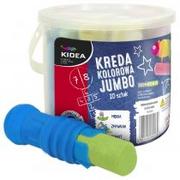 Kreda - JUMBO DERFORM Kreda kolorowa 20szt KIDEA - miniaturka - grafika 1