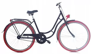 Dallas Bike Retro 28 cali Czarno-czerwony - Rowery - miniaturka - grafika 1