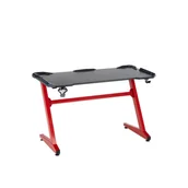 Biurka - Biurko B-49 Halmar Czarny, Czerwony - miniaturka - grafika 1