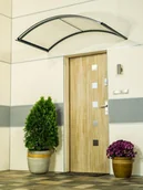 Daszki nad drzwi - LANITPLAST daszek nad drzwiami ARCUS 160/90 antracyt - miniaturka - grafika 1