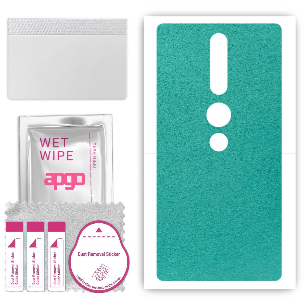 Folia naklejka skórka strukturalna na TYŁ Zamsz do Lenovo Phab2 Pro - Zamsz Miętowy - apgo SKINS