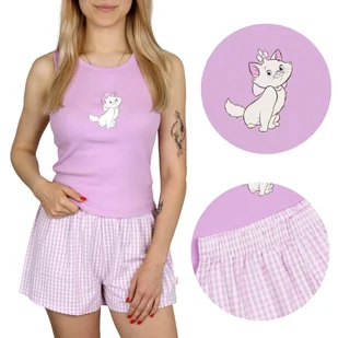 Kotka Marie Disney Damska piżama na ramiączka, letnia, bawełniana piżama XL - Piżamy damskie - miniaturka - grafika 1