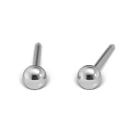 Biżuteria dla dzieci - Studex System 75 Kolczyki Kulka Srebrne 3mm - miniaturka - grafika 1