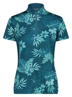 Koszulki sportowe damskie - CMP Koszulka kolarska w kolorze niebieskim - miniaturka - grafika 1