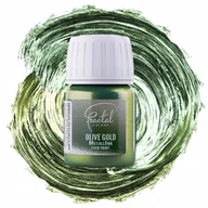 Dodatki do ciast w proszku - Barwnik spożywczy w płynie zielony metaliczny farbka fractal oliwkowy 30ml - miniaturka - grafika 1