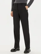 Spodnie damskie - Calvin Klein Spodnie materiałowe K20K207633 Czarny Regular Fit - miniaturka - grafika 1