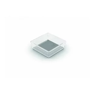 Kiss KIS 6075100 0516 02 sistemo przezroczysty pudełko do przechowywania z tworzywa sztucznego/7,5 x 7,5 x 5 cm, szary 6075100 0516 02 - Pudła i pojemniki do przechowywania - miniaturka - grafika 2