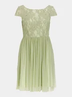 Sukienki - Vila Sukienka koktajlowa Ulricana 14083836 Zielony Regular Fit - miniaturka - grafika 1