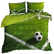 Pościel - Pościel 3D bawełna satyna 160x200cm STADION PIŁKARSKI - miniaturka - grafika 1