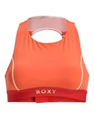 Biustonosze - Roxy Biustonosz BOLD MOVES 2.0 SPORT BRA Młode Kobiety Pomarańczowy XXL - miniaturka - grafika 1
