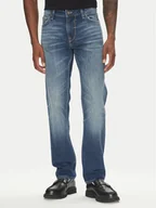 Spodnie męskie - Guess Jeansy M5GAS2 D4Z80 Niebieski Slim Tapered Fit - miniaturka - grafika 1