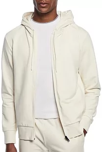 Hackett London Męska bluza z kapturem Essential Fz, Beżowy (Ecru), S - Bluzy męskie - miniaturka - grafika 1