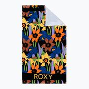 Ręczniki - Ręcznik ROXY Cold Water Printed anthracite flower jammin - miniaturka - grafika 1