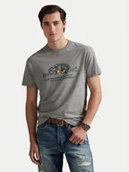 Koszulki męskie - Polo Ralph Lauren T-Shirt 710981142002 Szary Classic Fit - miniaturka - grafika 1