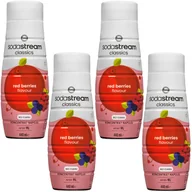 Syropy i koncentraty owocowe - 4x SYROP SODASTREAM RED BERRIES ZERO OWOCE LEŚNE KONCENTRAT DO WODY 440 ml - miniaturka - grafika 1