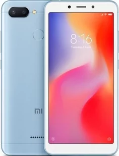 Xiaomi Redmi 6 32GB Dual Sim Niebieski - Telefony komórkowe - miniaturka - grafika 1