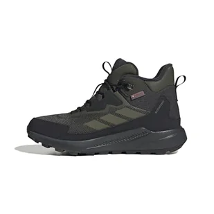 adidas Trekkingi Terrex Anylander CLIMAWARM+ JQ9952 Khaki - Buty trekkingowe męskie - miniaturka - grafika 1