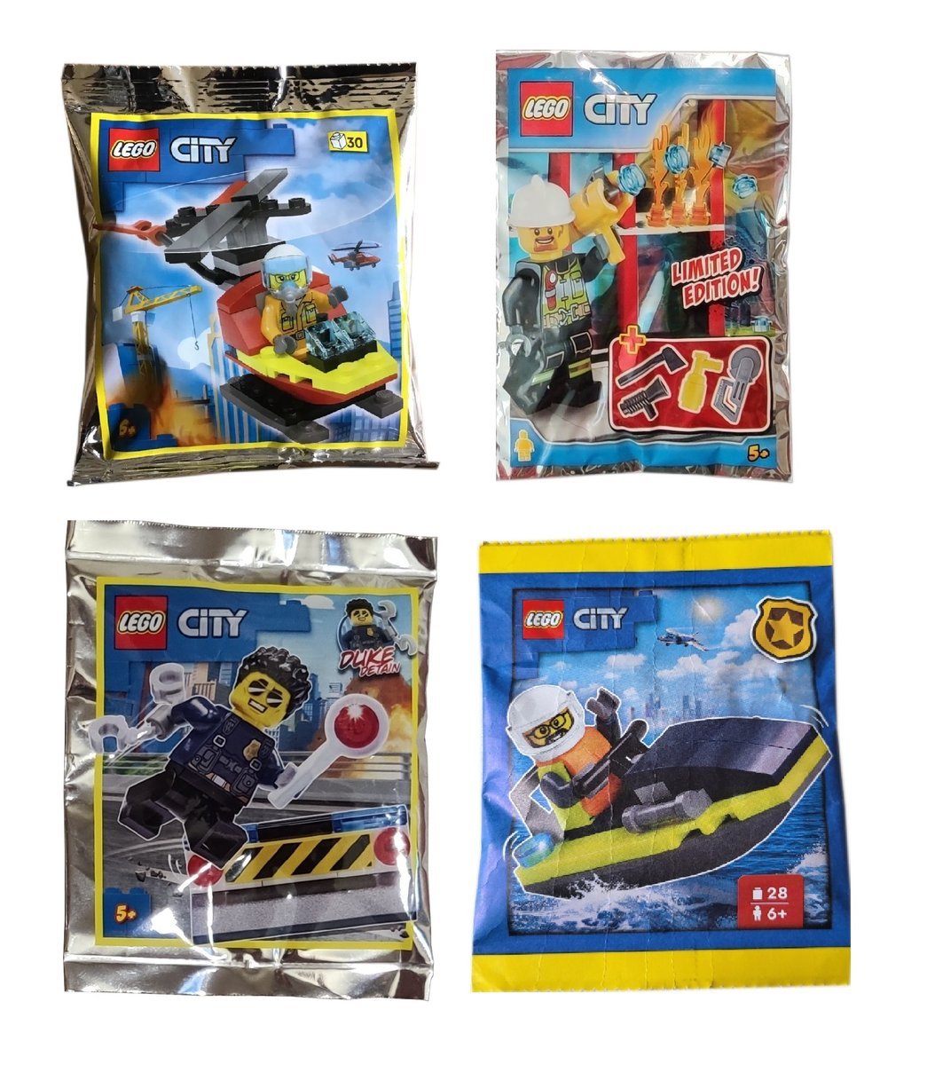 Klocki LEGO City - Zestaw 4 Polybag - CT51