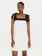 Sukienki - Imperial Sukienka koktajlowa AEWOHGC Écru Regular Fit - miniaturka - grafika 1