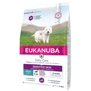 Eukanuba EUKANUBA Daily Care Sensitive Skin 2,3kg - Sucha karma dla psów - miniaturka - grafika 1