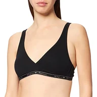 Biustonosze - Emporio Armani Damski biustonosz Basic Cotton Bralette, Black01, XS - miniaturka - grafika 1