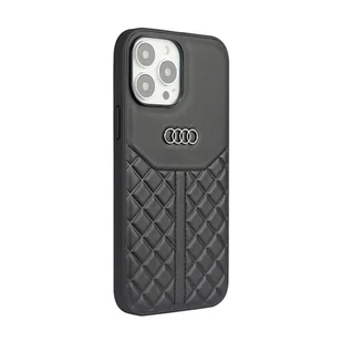 Audi Genuine Leather iPhone 13 Pro / 13 6.1" czarny/black hardcase AU-TPUPCIP13P-Q8/D1-BK - Etui i futerały do telefonów - miniaturka - grafika 9