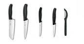 Obieraczki - Victorinox Zestaw 4 noży + obieraczka - miniaturka - grafika 1