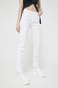 Spodnie damskie - Love Moschino jeansy damskie medium waist - miniaturka - grafika 1