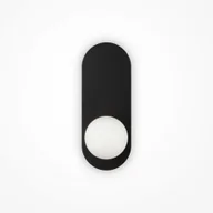 Lampy ścienne - Unikalny kinkiet ścienny w czarnym kolorze MOD419WL-01B z serii BAO - miniaturka - grafika 1