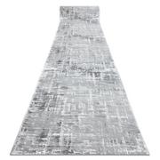 Dywany - Chodnik DYWANY ŁUSZCZÓW Strukturalny MEFE 8722 dwa poziomy runa szary / biały 70 cm, 70x140 cm - miniaturka - grafika 1