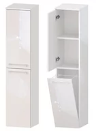 Szafki łazienkowe - Słupek Łazienkowy ROSEN 30 2D K L - Uchwyt Biały - miniaturka - grafika 1