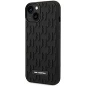 Etui i futerały do telefonów - Etui KARL LAGERFELD 3D Monogram do Apple iPhone 14 Plus Czarny - miniaturka - grafika 1