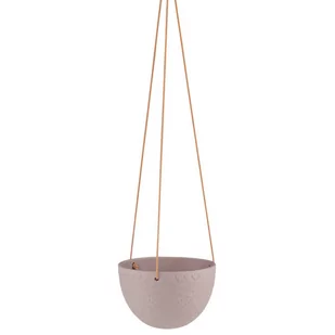 Donica LOKAI kolor cappuccino styl boho do wewnątrz ameliahome - FLOWERPOT/AH/LOKAI/CACAO/15,4X10 - Donice - miniaturka - grafika 1