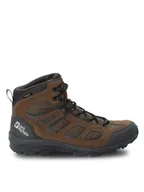 Buty trekkingowe męskie - Jack Wolfskin Trekkingi Vojo 3 Texapore Mid M 4042462 Brązowy - miniaturka - grafika 1