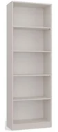 Regały biurowe - Elior Beżowy regał wysoki z 5 półkami kaszmir S8-D90 - miniaturka - grafika 1