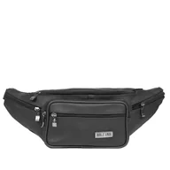 Nerki - Saszetka Nerka Skórzana Kaletnik Zagon Czarna - miniaturka - grafika 1