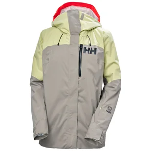 Helly Hansen Powshot, kurtka narciarska, damska, mrożona matcha - Kurtki narciarskie - miniaturka - grafika 1