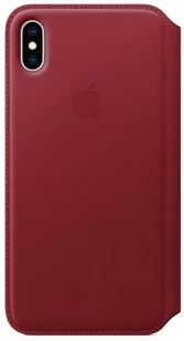 Apple iPhone XS Max Leather Folio Product Red (MRX32ZM/A) - Etui i futerały do telefonów - miniaturka - grafika 2