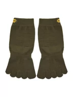 Skarpetki męskie - Blend Vibram Fivefingers Skarpety wysokie unisex Crew S18C01 Zielony - miniaturka - grafika 1