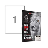 Etykiety do drukarek - Emerson 210 x 297 mm, 1 sztuka/arkusz, 100 arkuszy A4, uniwersalne, samoprzylepne etykiety, etykiety do opisania, etykiety do nadruku etykiet - miniaturka - grafika 1