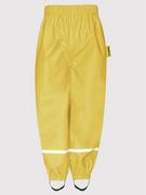 Spodnie i spodenki dla chłopców - Playshoes Spodnie materiałowe 405421 M Żółty Regular Fit - miniaturka - grafika 1